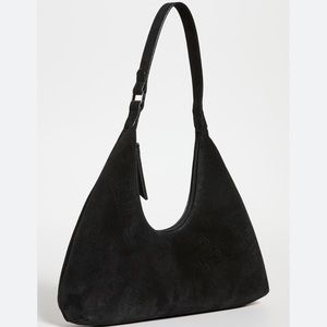 By FAR suede amber bag